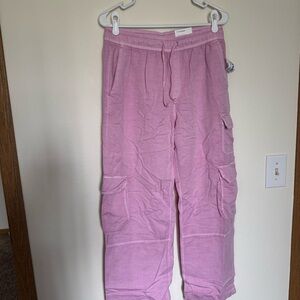 Old Navy Pink Cargo Lounge Pants